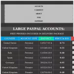 PAYPAL large accounts minimum 100k thumbnail