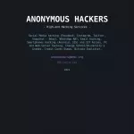ANONYMOUS HACKERS High-end Hacking Services. thumbnail